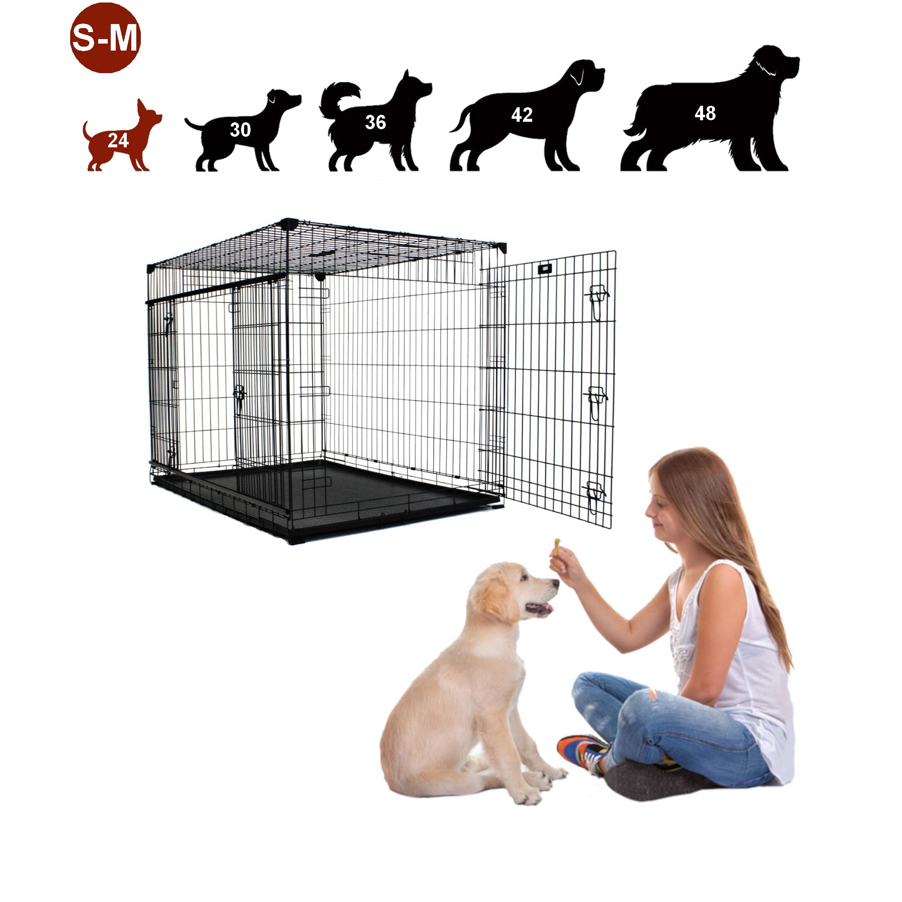 Caisse chien taille S, Maison Transport