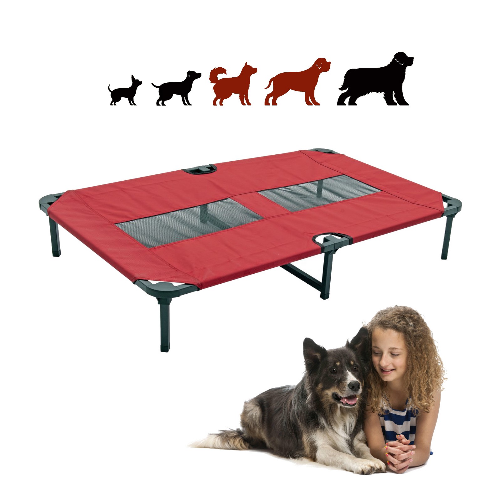 Matelas Lit sur Pieds Pour Chien Chat