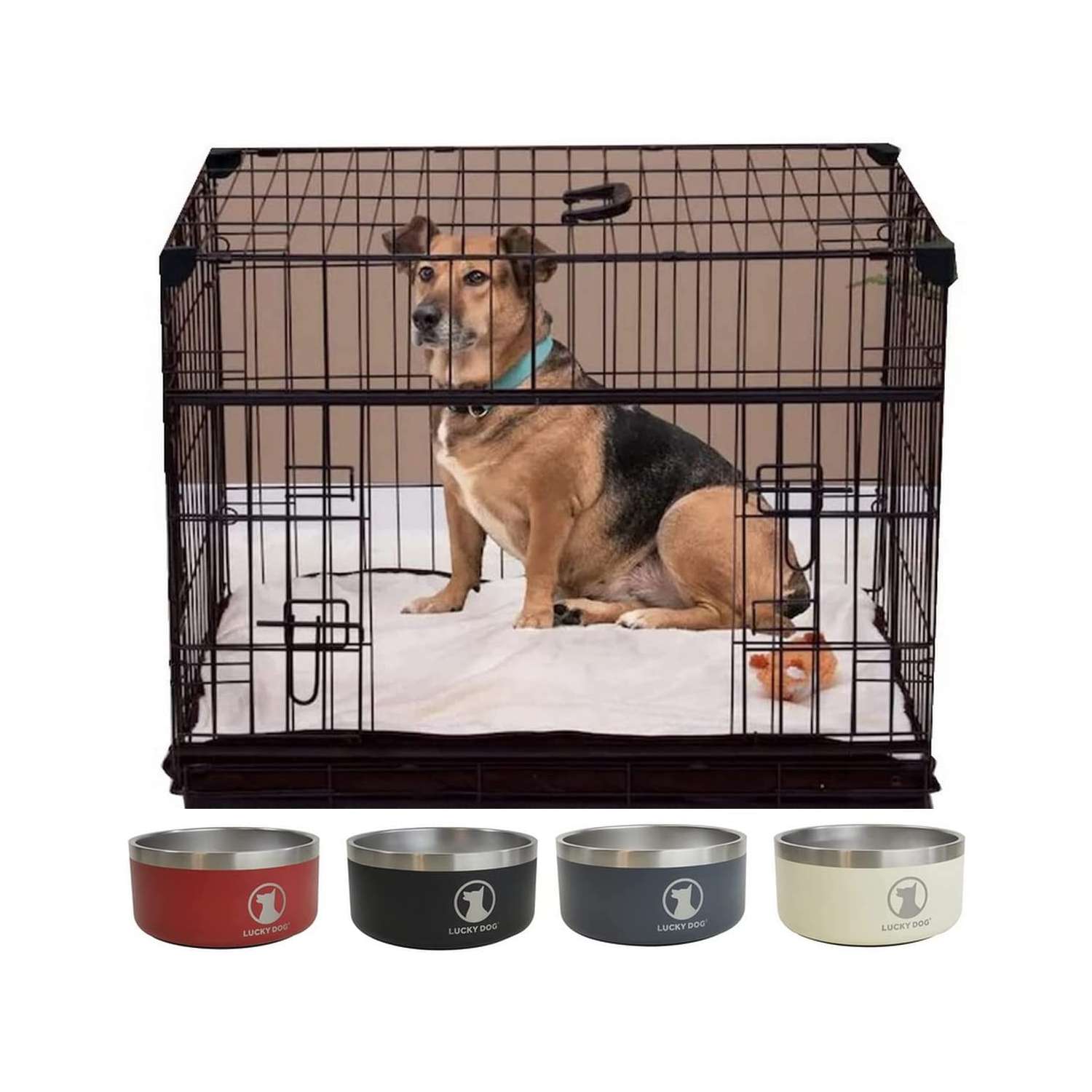 Cage de transport chien taille M/L pliable