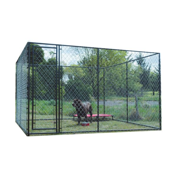 Lucky Dog Chenil pour Chien Extérieur 300 x 150 x 183 | Niche Sécurisé, Robuste et Durable | avec Cadre Inoxydable - Lucky Dog
