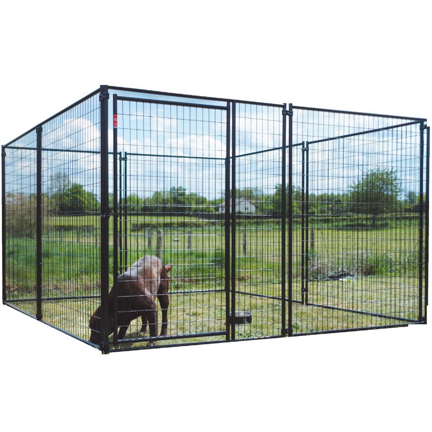 Chien Enclos Parc de Jeu Pliable Avec Couverture 152x61 Lucky Dog